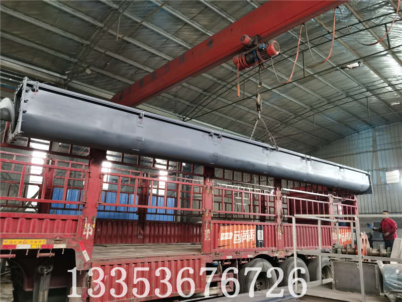 中間出料長距離螺旋輸送機分節發貨