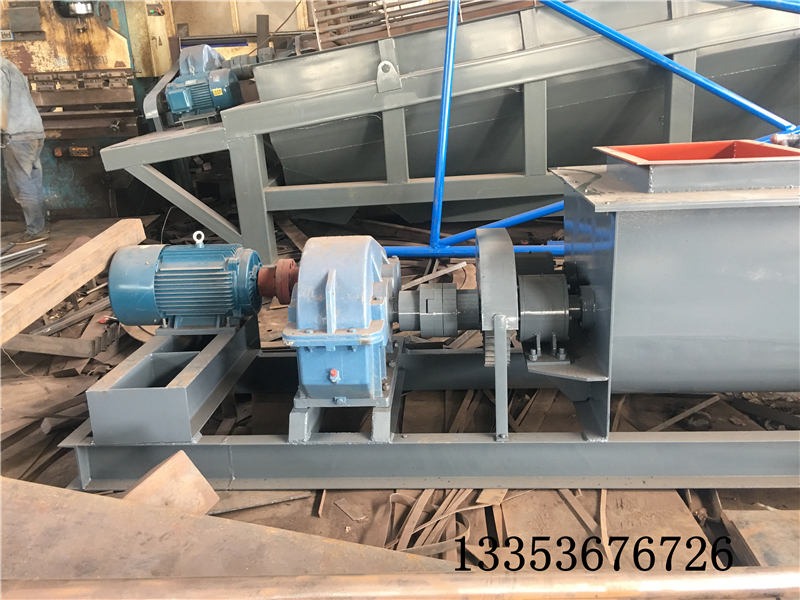 除塵灰雙軸螺旋攪拌加濕機(jī)廠家介紹優(yōu)勢特點(diǎn)