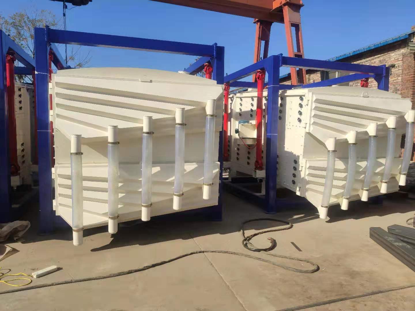 方形搖擺篩篩石油焦的好處