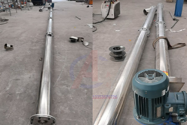 12米全不銹鋼螺旋提升機